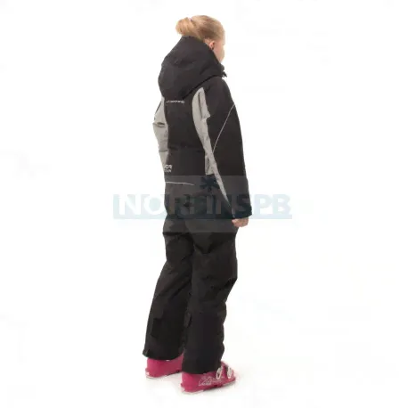 Зимний утепленный комбинезон Dragonfly TEENAGER Gravity, Black-Gray 2023