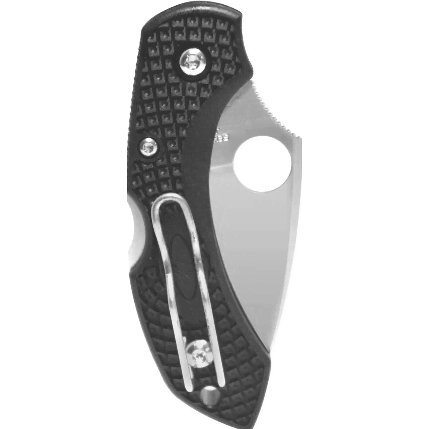 Складной нож Dragonfly 2 - Spyderco 28PBK2, сталь VG-10 Satin Plain, рукоять термопластик FRN чёрный