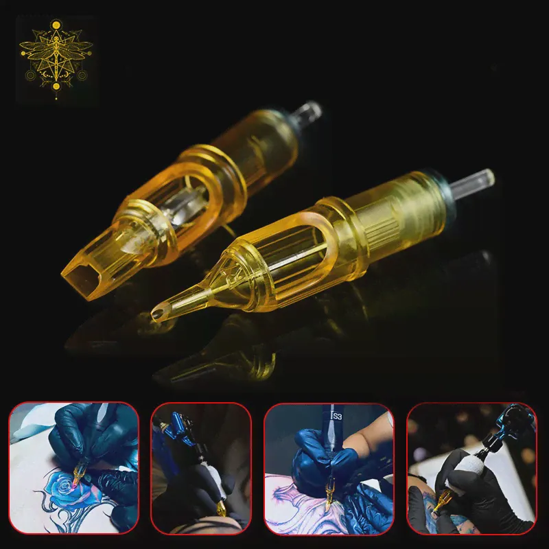 Yilong Yellow Dragonfly Профессиональный картридж для макияжа, иглы для тату-ручки, постоянный картридж, 20 шт., иглы для татуировки (art.: 3920c4aca4d91)